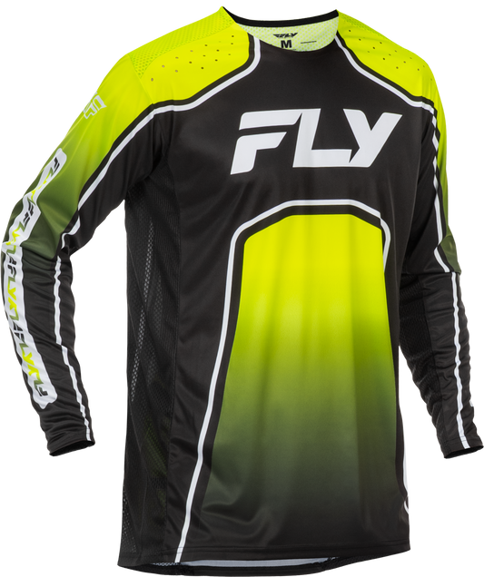 Fly Racing Rayce Bicycle Jersey Men’s 2X-Large Lime/Black/White Model: RAYCE