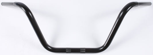 HardDrive 1.25 inch Ape Hanger Handlebars for Harley-Davidson with 9-inch Pull Back - Black