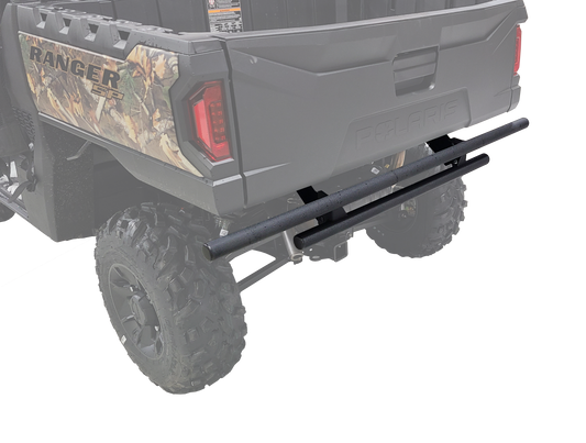 KFI Part Number 102000 Rear Bumper for Polaris Ranger SP 570 - Durable Black Wrinkle Finish
