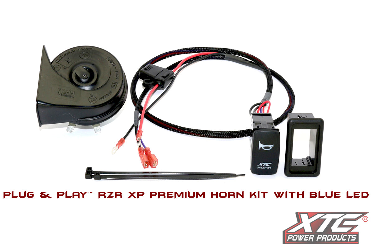 XTC Power Products Horn Kit PNP Polaris RZR XP with Loud Low Tone Horn