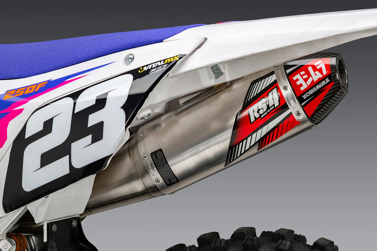 Yoshimura RS-4 Slip-On Exhaust for 2024 Yamaha YZ250F