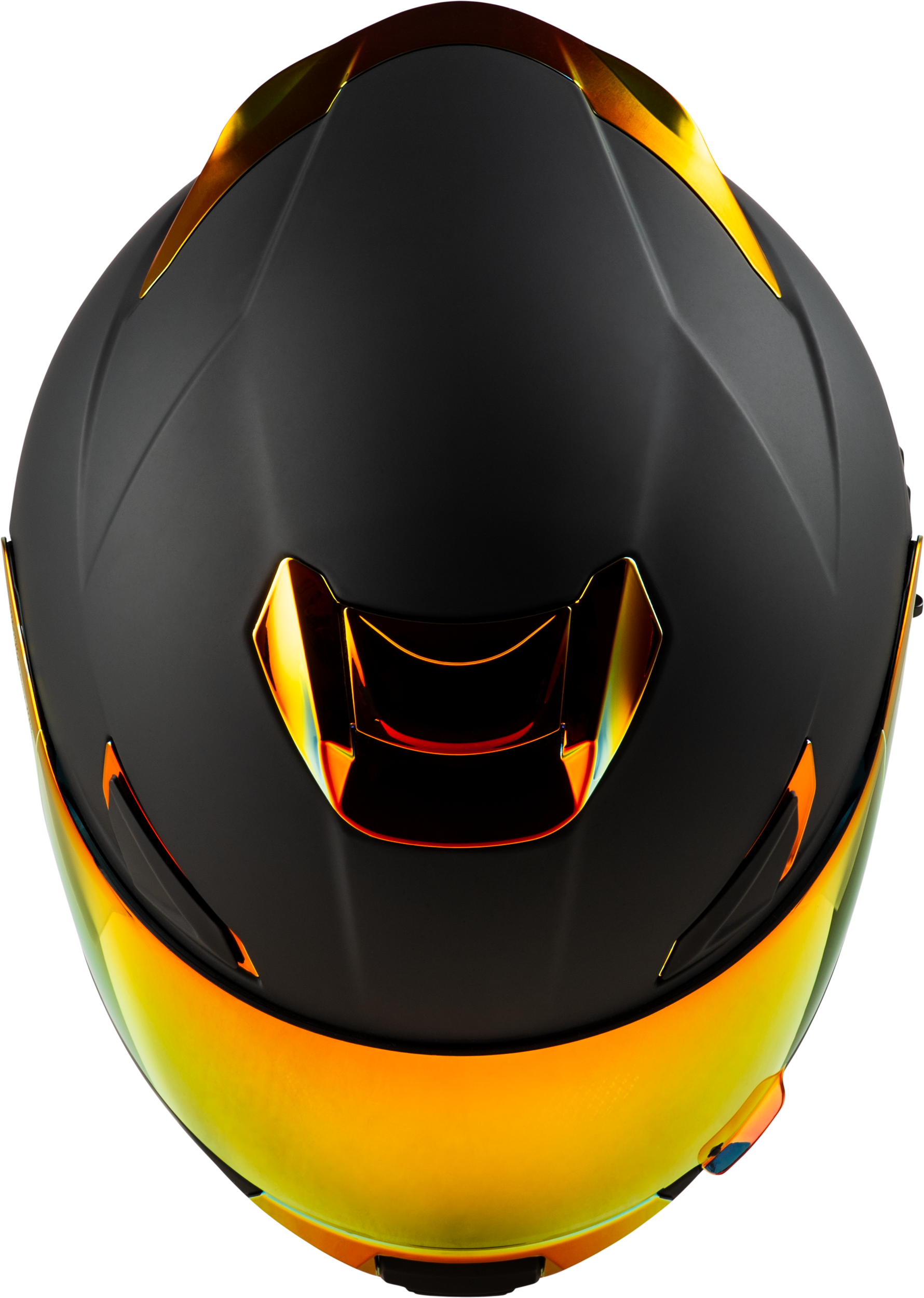 Fly Racing Sentinel Recon Helmet Matte Black and Fire Chrome Large