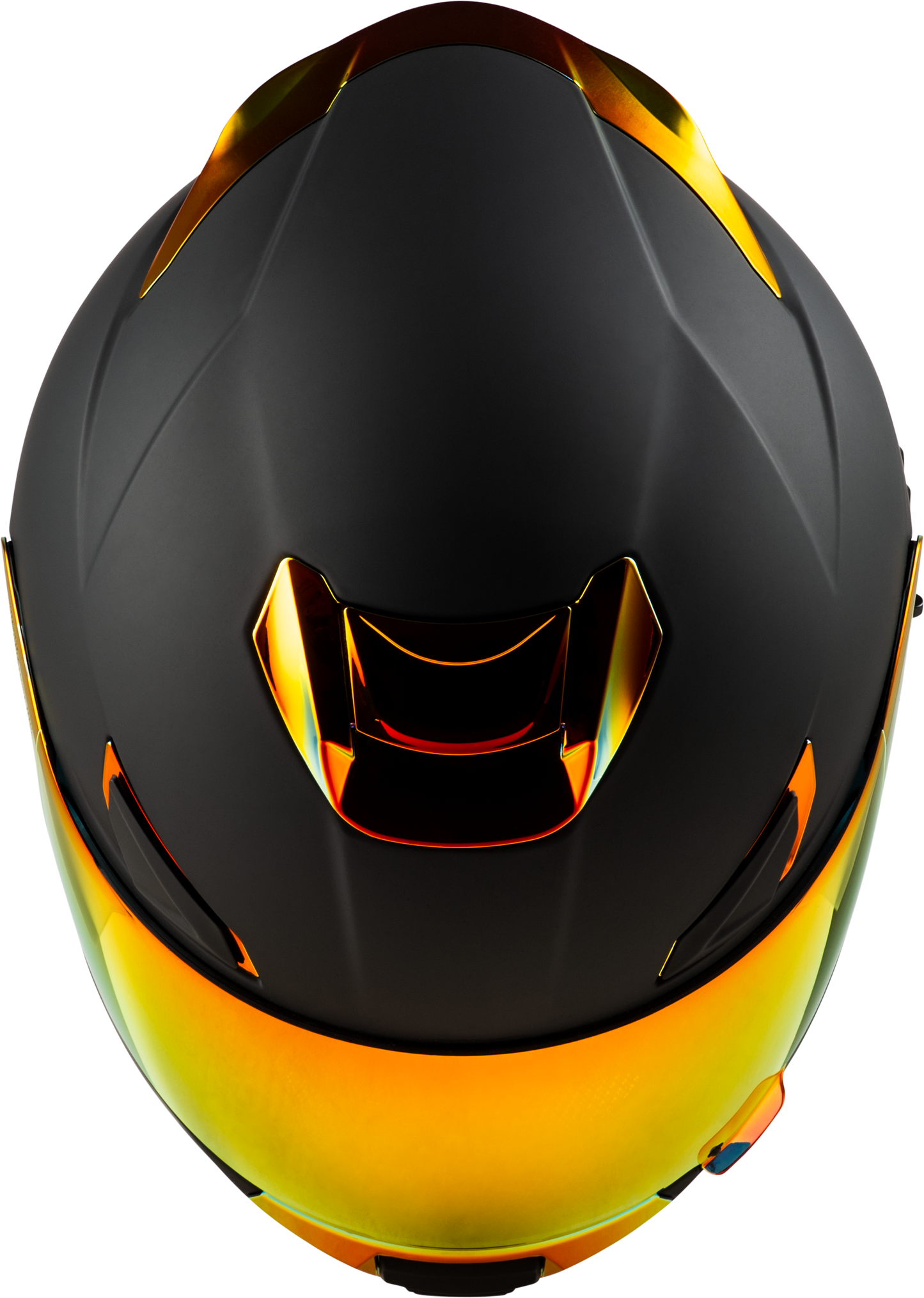 Fly Racing Sentinel Recon Helmet Small Matte Black and Fire Chrome