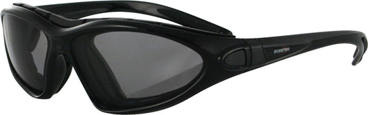 Bobster Road Master Sunglasses Black with Photochromic Lenses and Convertible Design