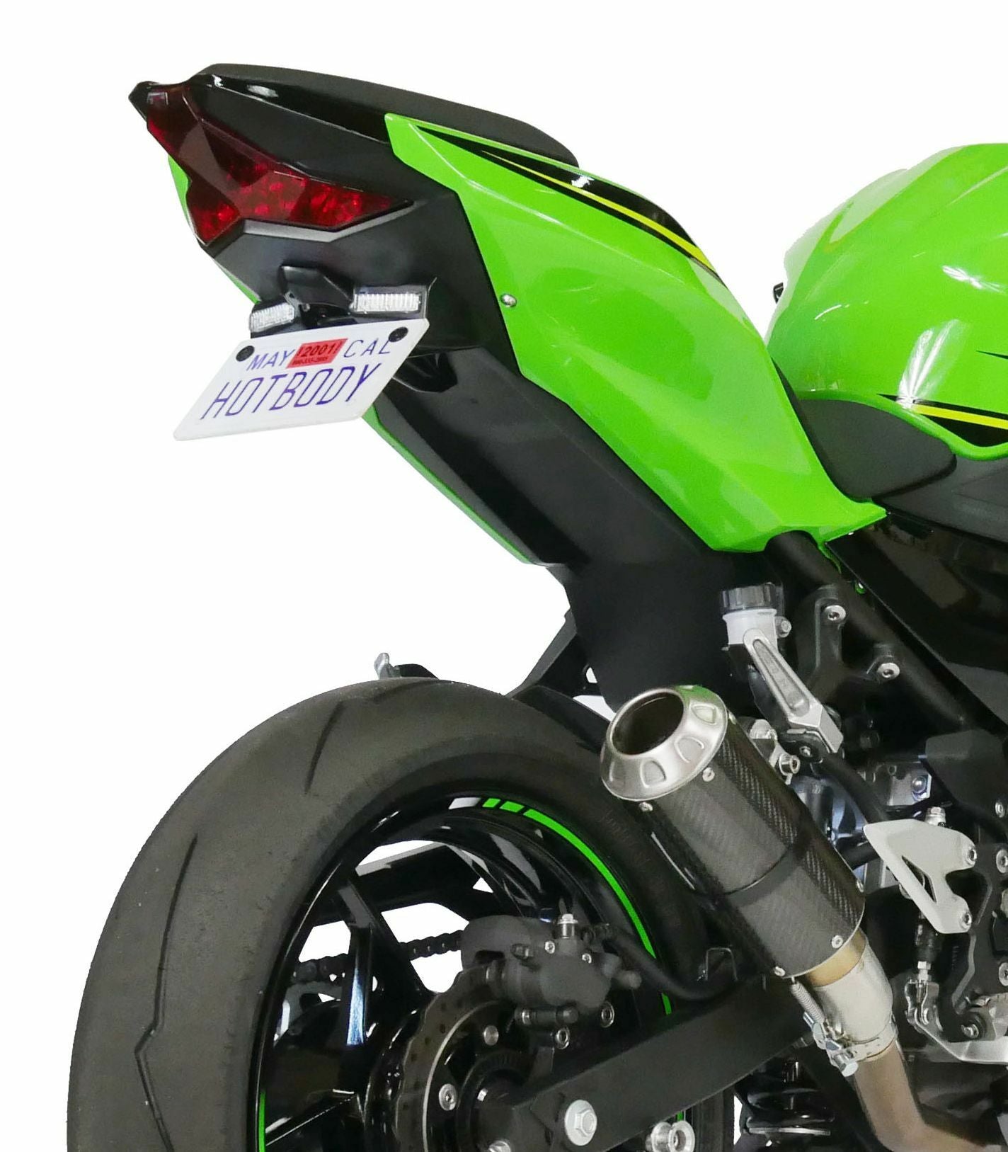 Hotbodies Fender Eliminator Kit for Kawasaki Ninja 400 – Gloss Black (Part #51801-1000)
