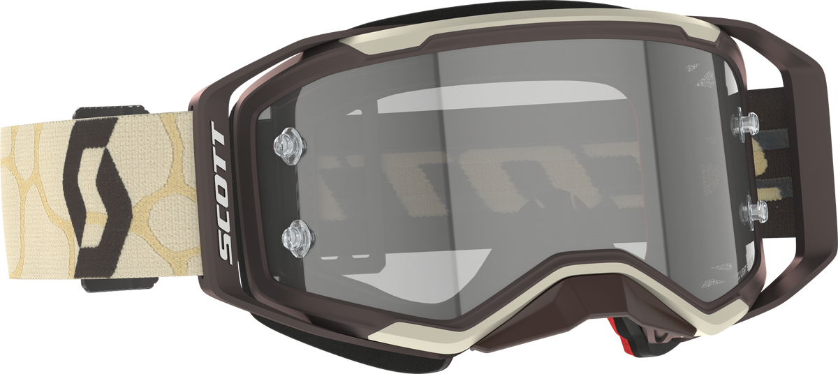SCOTT Prospect 2.0 Sand/Dust Goggle Light Sensitive Grey Lens – Desert Beige/Dirt Brown