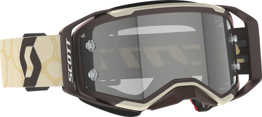 SCOTT Prospect 2.0 Sand/Dust Goggle Light Sensitive Grey Lens – Desert Beige/Dirt Brown