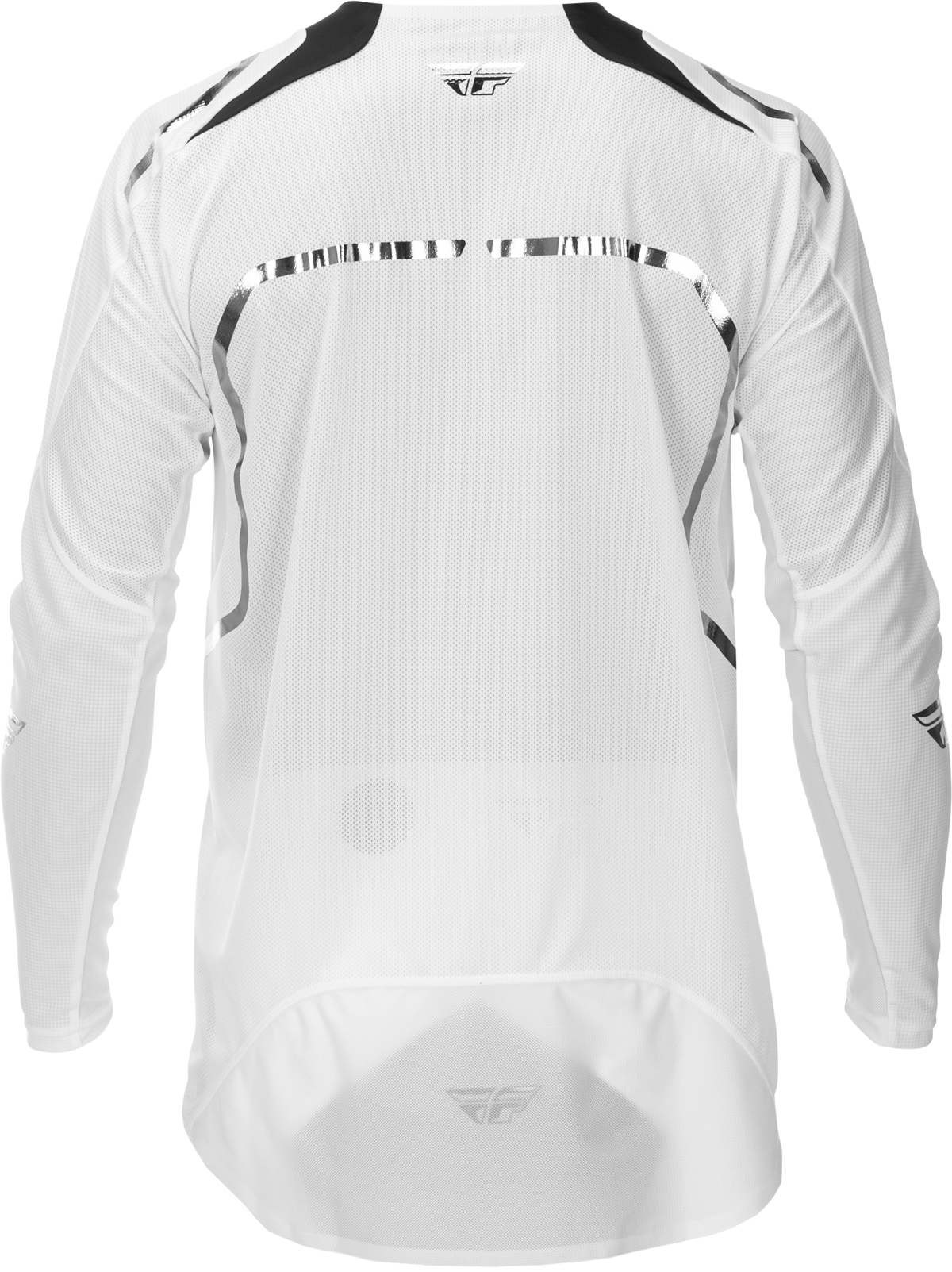 Fly Racing Evolution DST LE Flash Jersey - White/Silver, Small