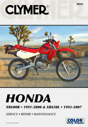 CLYMER Repair Manual for Honda XR600R and XR650L - Model CM221