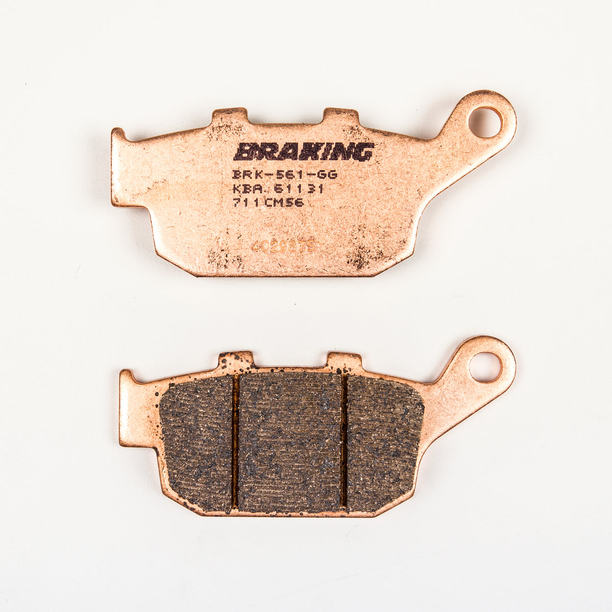 BRAKING Sintered Metal Rear Brake Pad Set for Street and Off-Road Applications - Part #711CM56