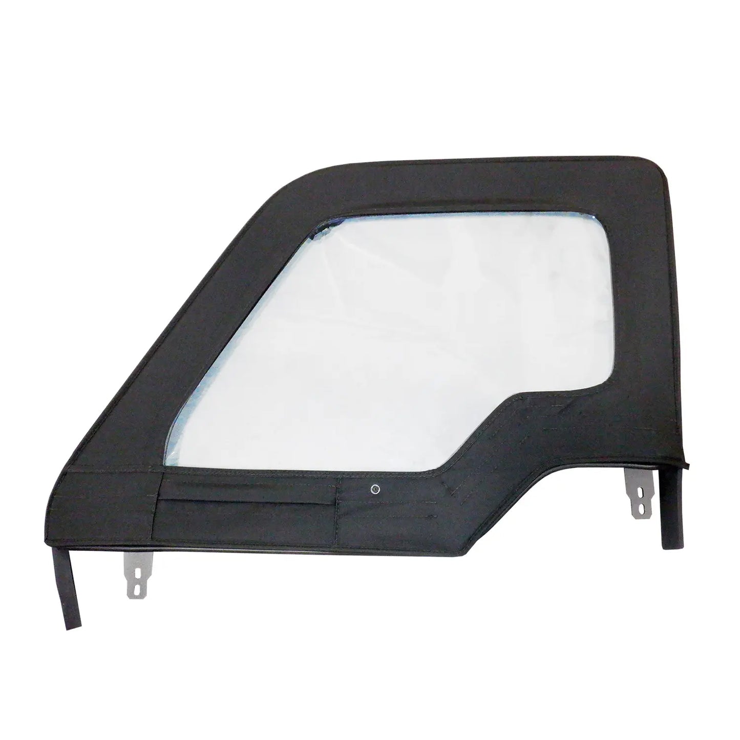 KOLPIN Front Upper Soft Doors Pair for ATV/UTV - Easy Install, Multi-Point Mounting, Automotive-Style Handle