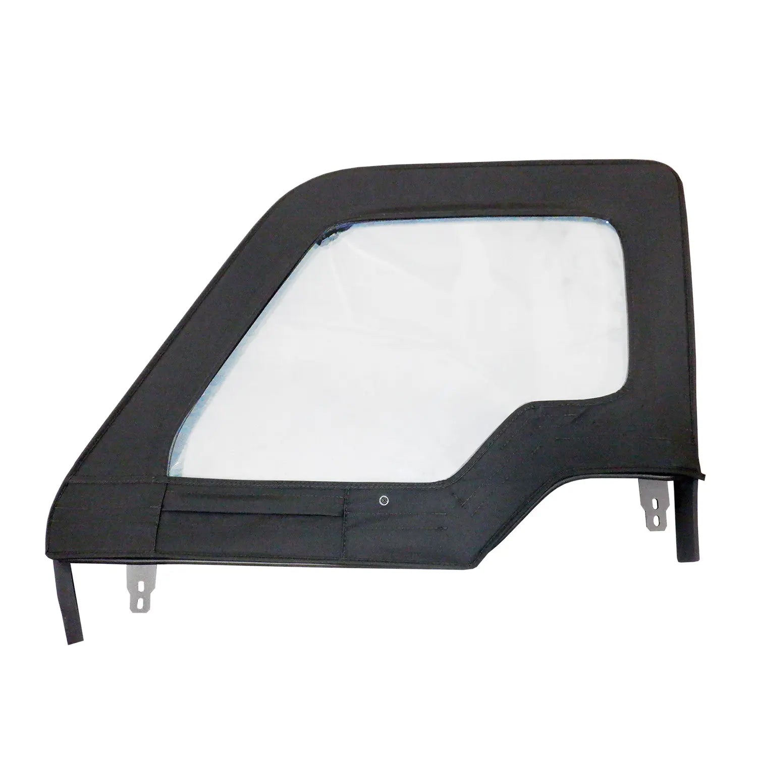 KOLPIN Front Upper Soft Doors Pair for ATV/UTV - Easy Install, Multi-Point Mounting, Automotive-Style Handle