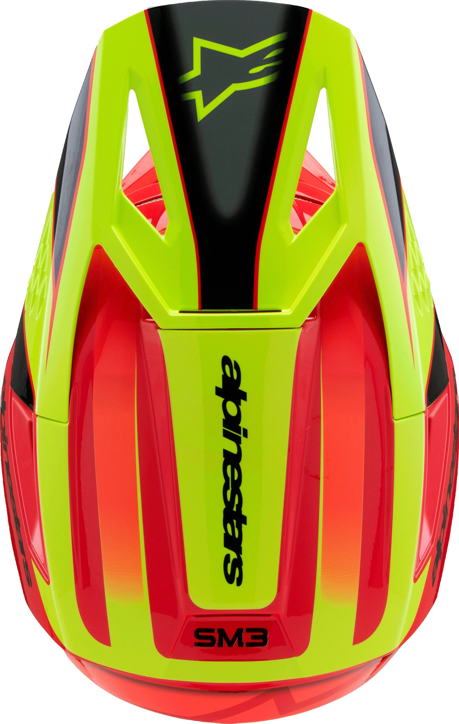 Alpinestars SM3 Youth Off-Road Helmet – Youth Large, Red/Yellow Fluo/Black