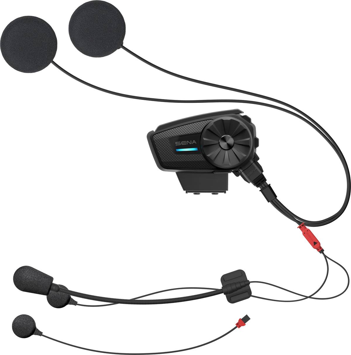 SENA Spider ST1 Mesh Communication System with Single Jog Dial - Bluetooth 5.1, HD Speakers, and Mesh Intercom