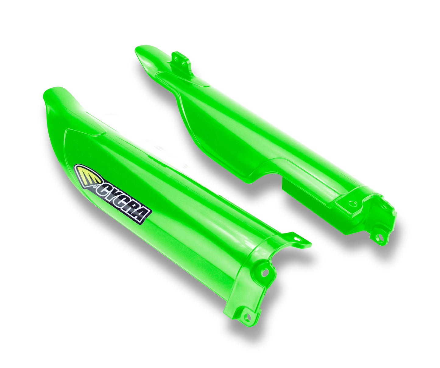 CYCRA Fork Guards Green - Offroad Replacement Body Part, Part #1CYC-6903-72