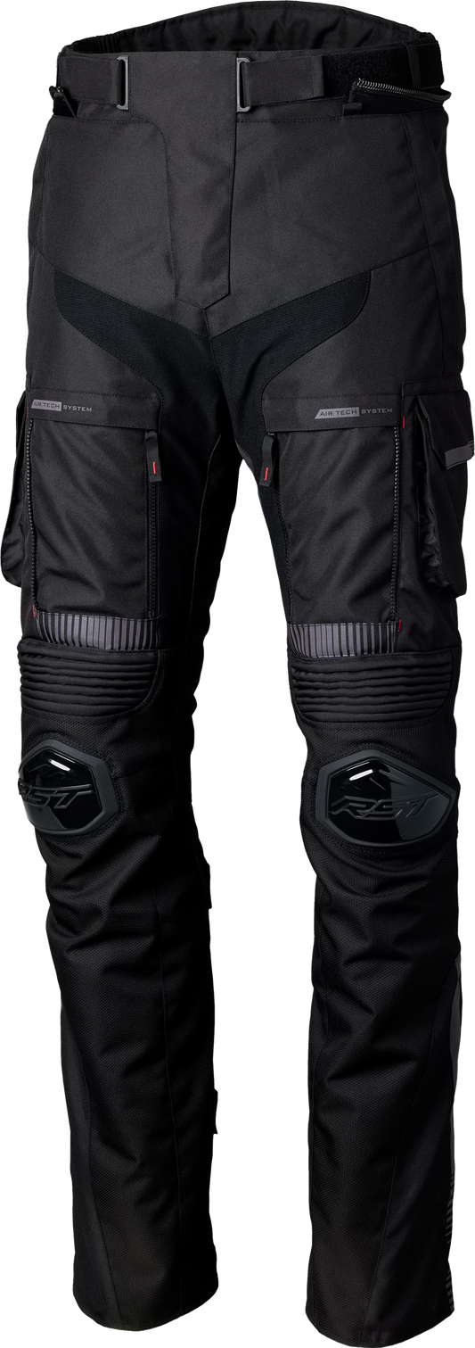RST Pro Series Ranger Black/Black Textile Motorcycle Pants – US 38