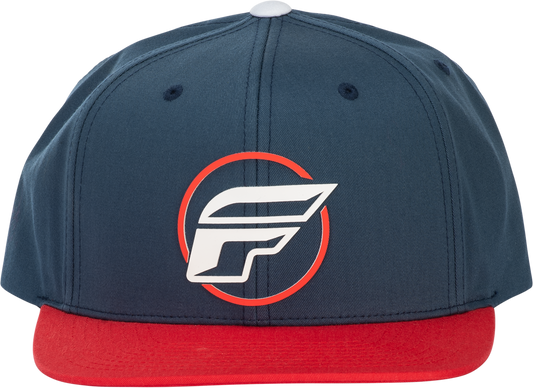 Fly Racing Fly Half Wing Hat Blue/Red – Adjustable Snapback Cap for Men and Women