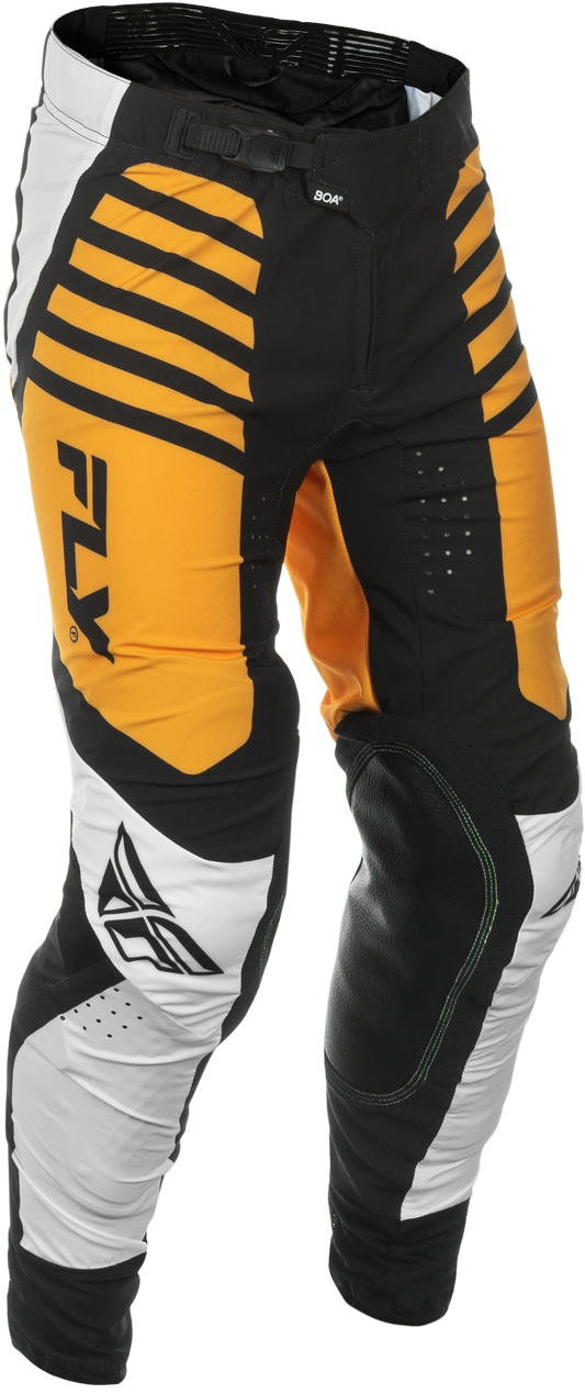 Fly Racing Youth Lite Offroad Pants Size 26 - White, Black & Mustard