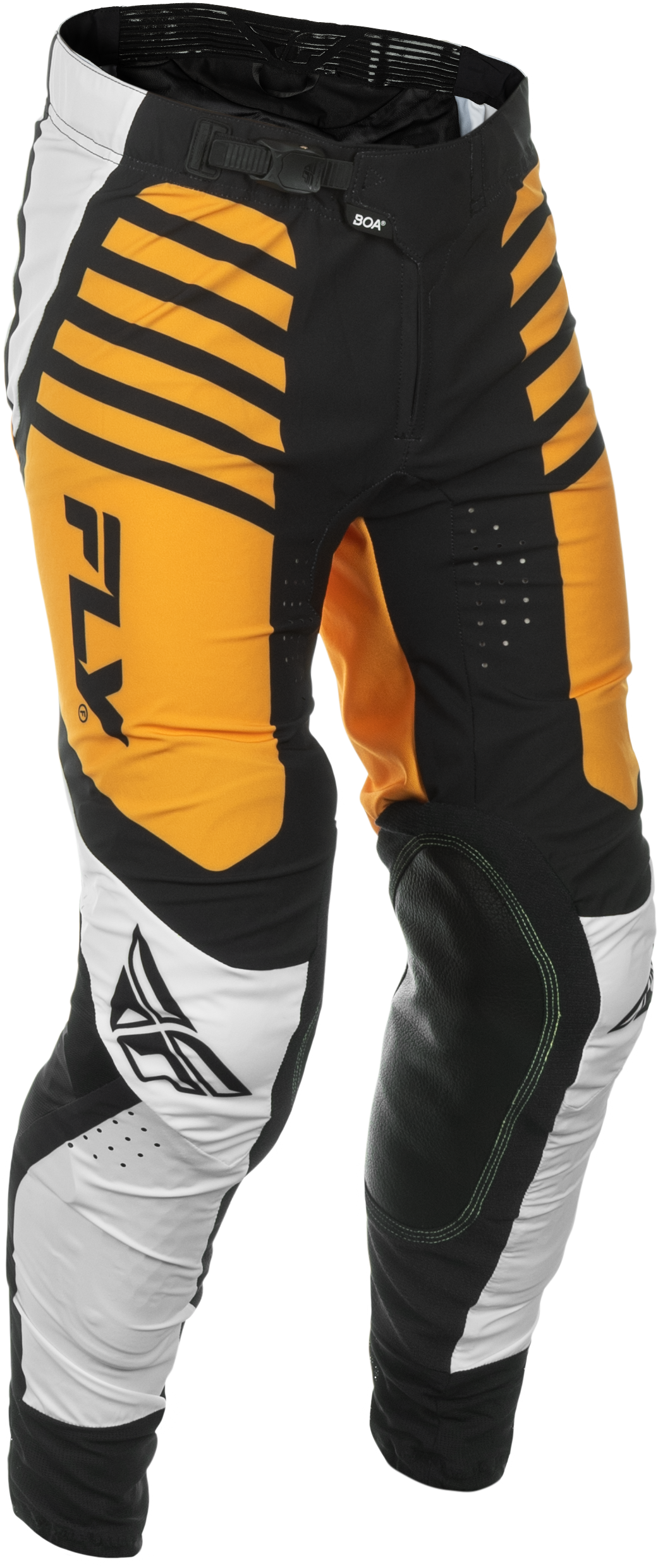 Fly Racing Lite Pants White/Black/Mustard Size 30 – Offroad Motorcycle Riding Gear