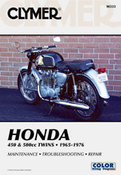 CLYMER Repair Manual for Honda CB450 and CB500T Models – Part #CM333