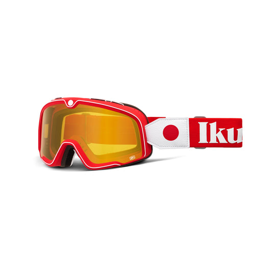 100-Percent Barstow Goggle Team Ikuzawa Mirror Red Lens – Offroad Performance Eyewear