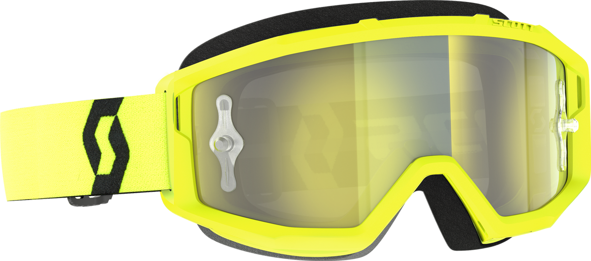 SCOTT Primal Goggle Yellow/Black with Yellow Chrome Lens for Offroad Enthusiasts