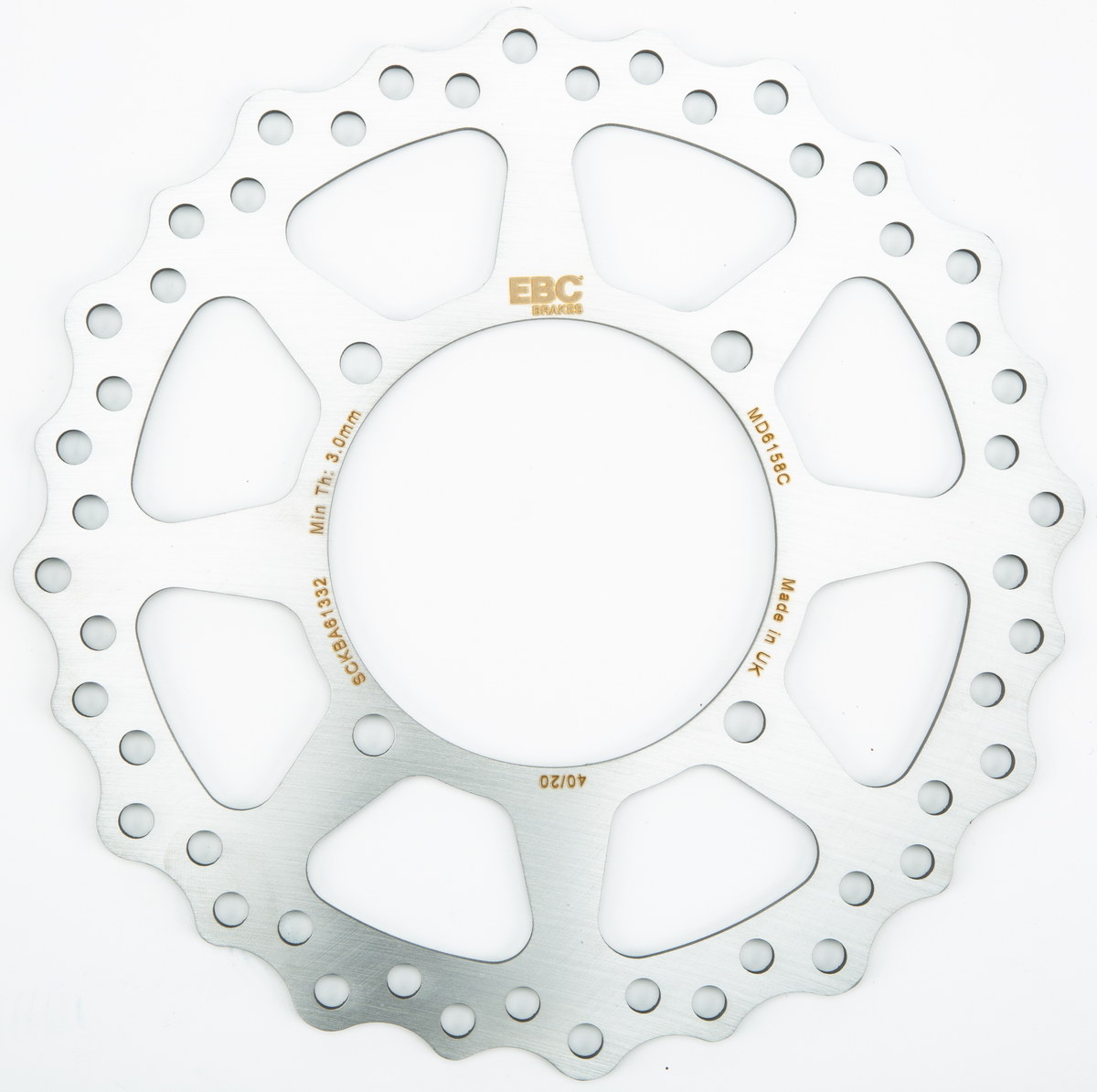 EBC MD6158C Contour Front Brake Rotor for Yamaha TT-R125 Offroad Bikes