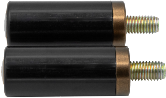 SANTORO FABWORX Crash Bar Extreme Chacho Bronze Flh/Flt – Replacement Sliders with Anodized Bezel and Hardware Upgrade
