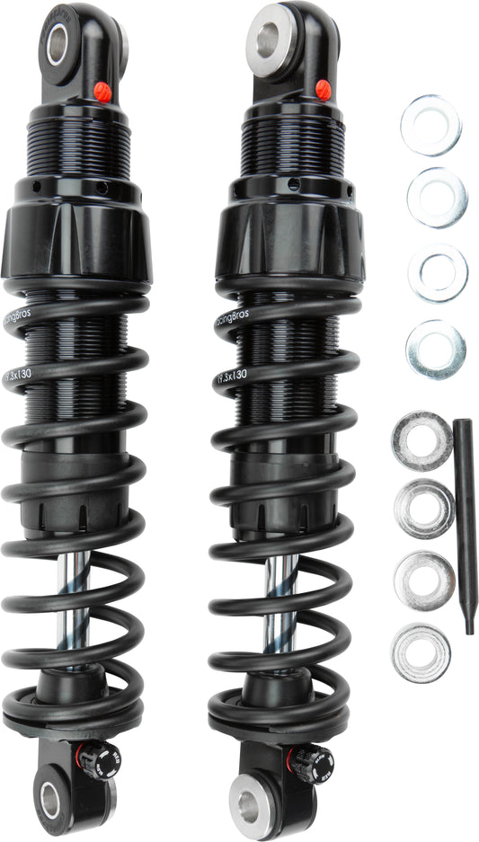 HardDrive R0800142-1 Rear Monotube Shock with Speed Adaptive Valving for Harley Davidson V-Twin Models