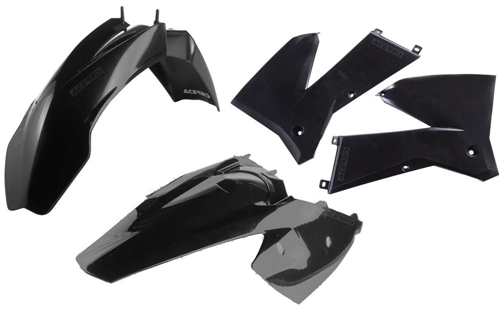 ACERBIS Plastic Kit Black for KTM 525 EXC 4-Stroke and More
