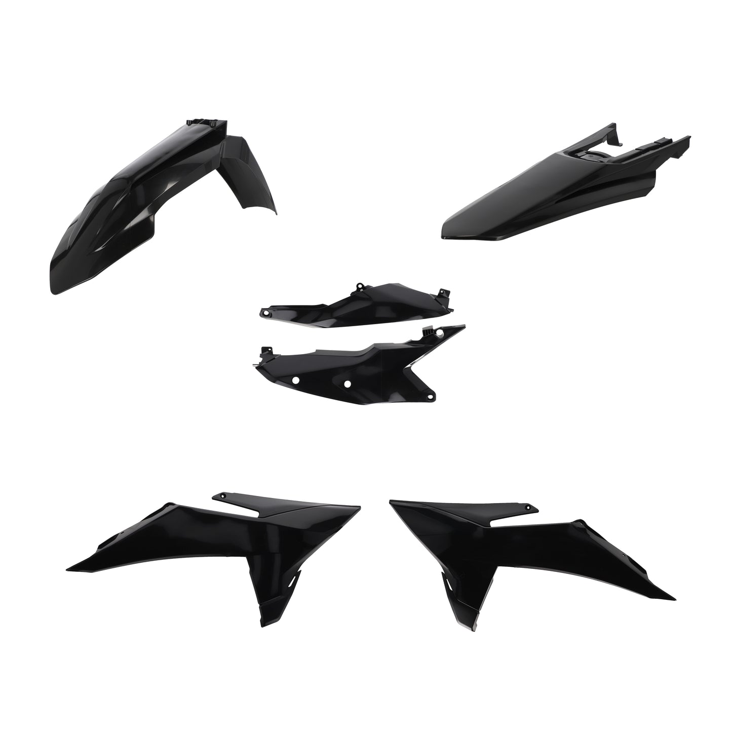 ACERBIS Plastic Kit for KTM Black - Offroad Replacement Body Parts