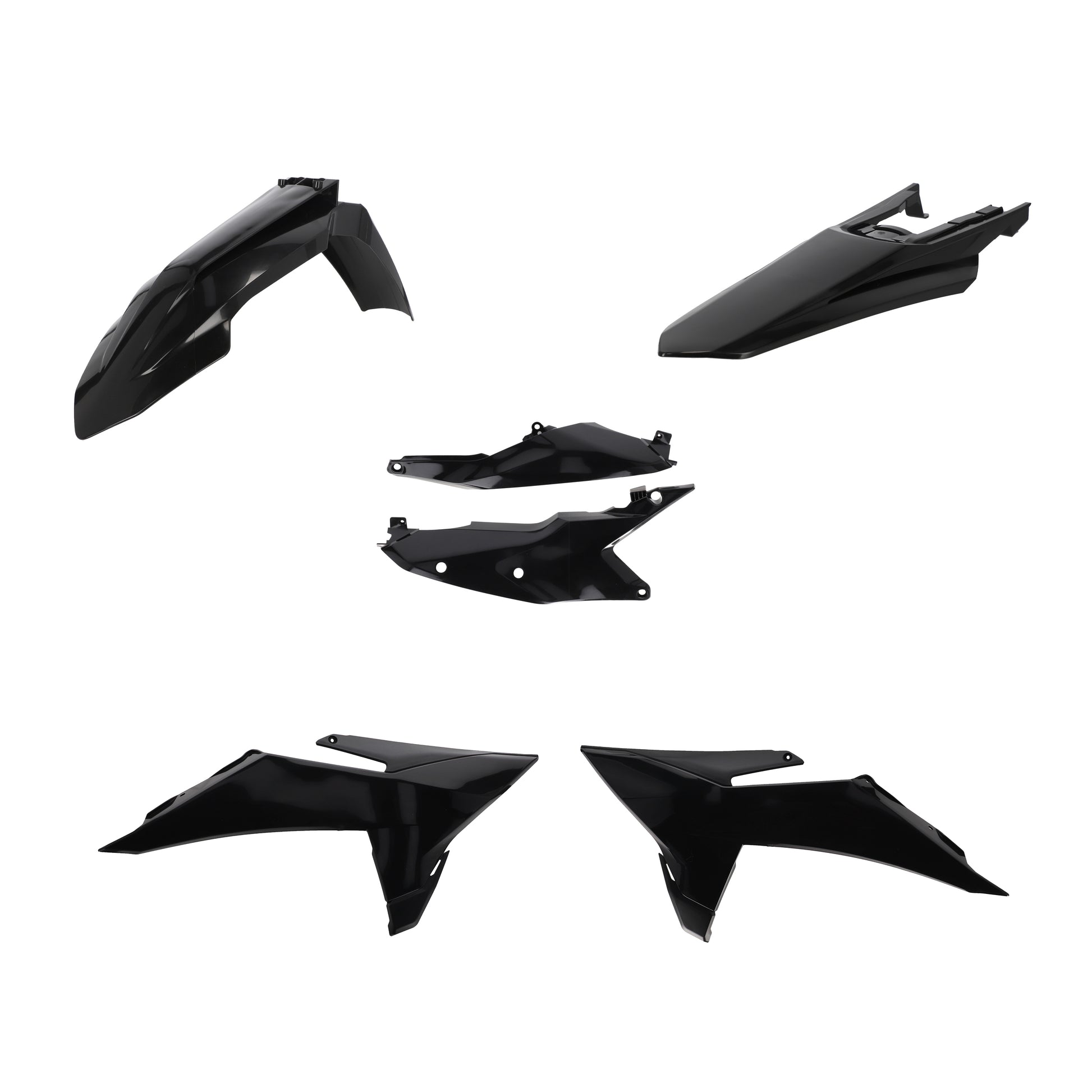 ACERBIS Plastic Kit for KTM Black - Offroad Replacement Body Parts