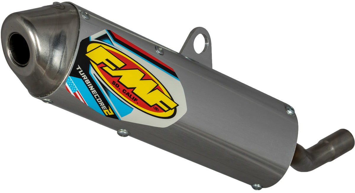 FMF T Core 2 S/A Silver Offroad Exhaust Silencer for 2018 Beta 125 RR (2T)