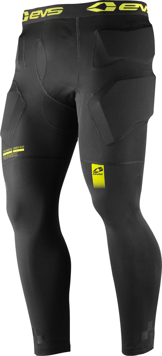 EVS 3/4 Pants Black 2X-Large - Compression and Support Motorcycle Base Layer
