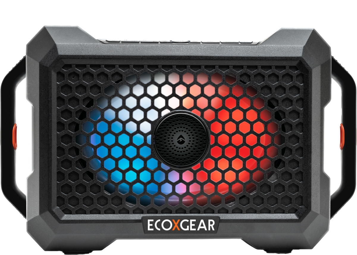 ECOXGEAR Defender Black Oak Portable Waterproof Bluetooth Speaker GDI-EXDFNR01