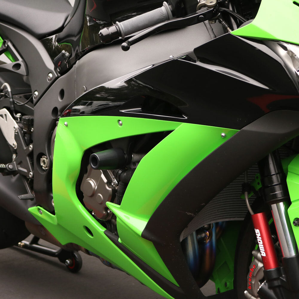 Shogun Motorsports Black Frame Sliders for Kawasaki Ninja ZX-10R – Part Number 750-4959