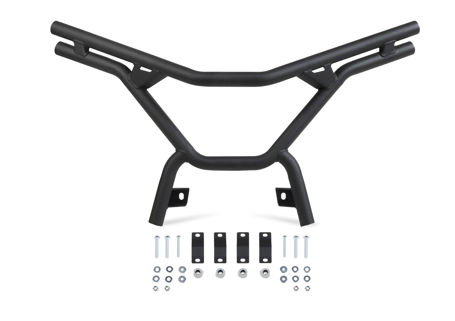RIVAL POWERSPORTS USA Front Bumper for ATV/UTV – Heavy-Duty Steel Frame with Headlight Protection
