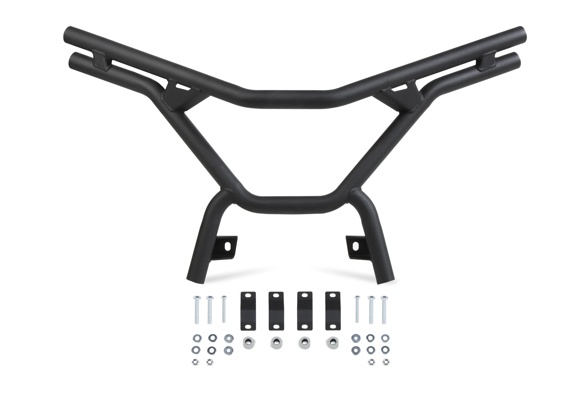 RIVAL POWERSPORTS USA Front Bumper for ATV/UTV – Heavy-Duty Steel Frame with Headlight Protection