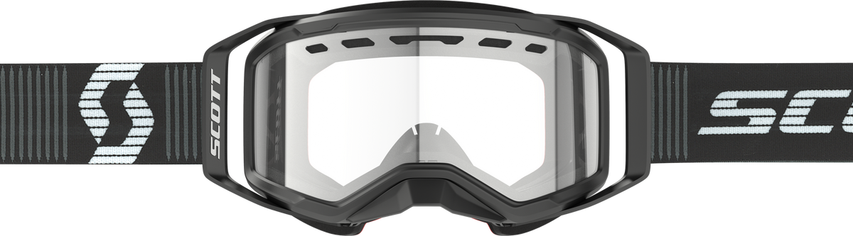 SCOTT Prospect 2.0 SMB Snowmobile Goggle with Clear Lens - Black/White