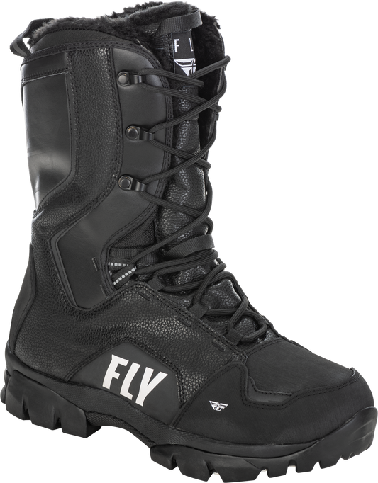 Fly Racing Marker Boot Black US 09 – All-Terrain Snow Boots with Waterproof and Insulated Design