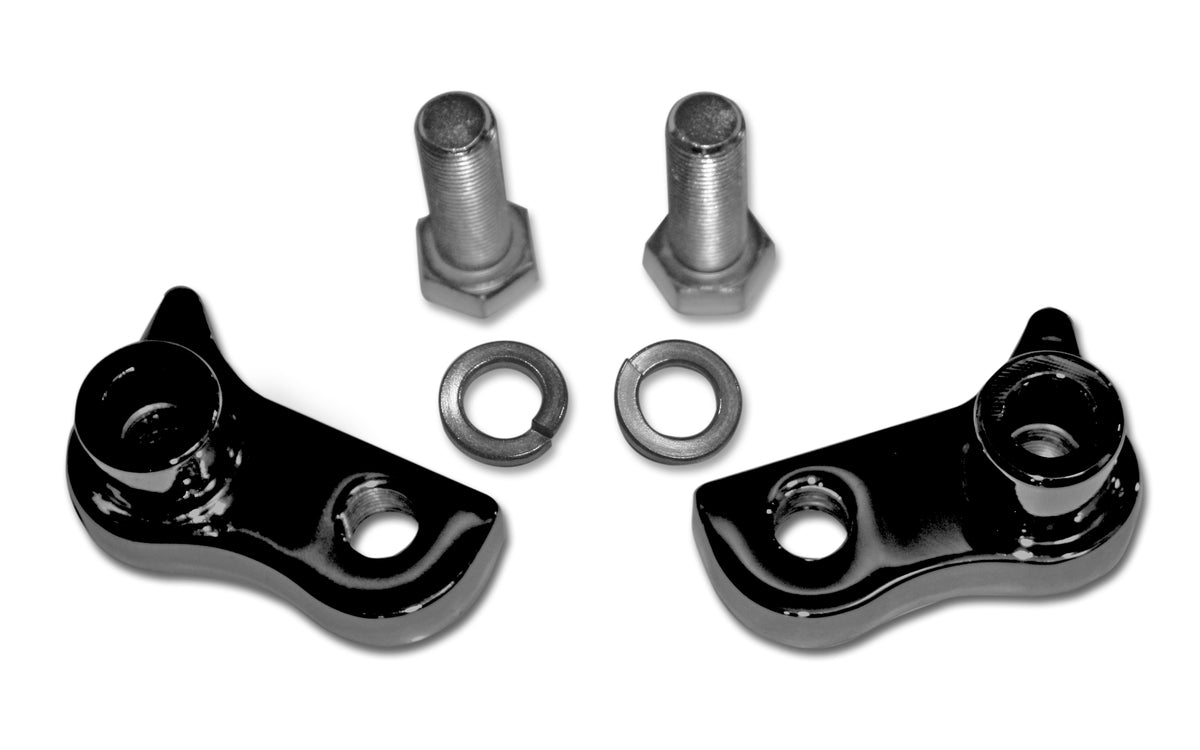 BURLY BRAND Rear Lowering Blocks for Harley Davidson XL 2000-2003, Black
