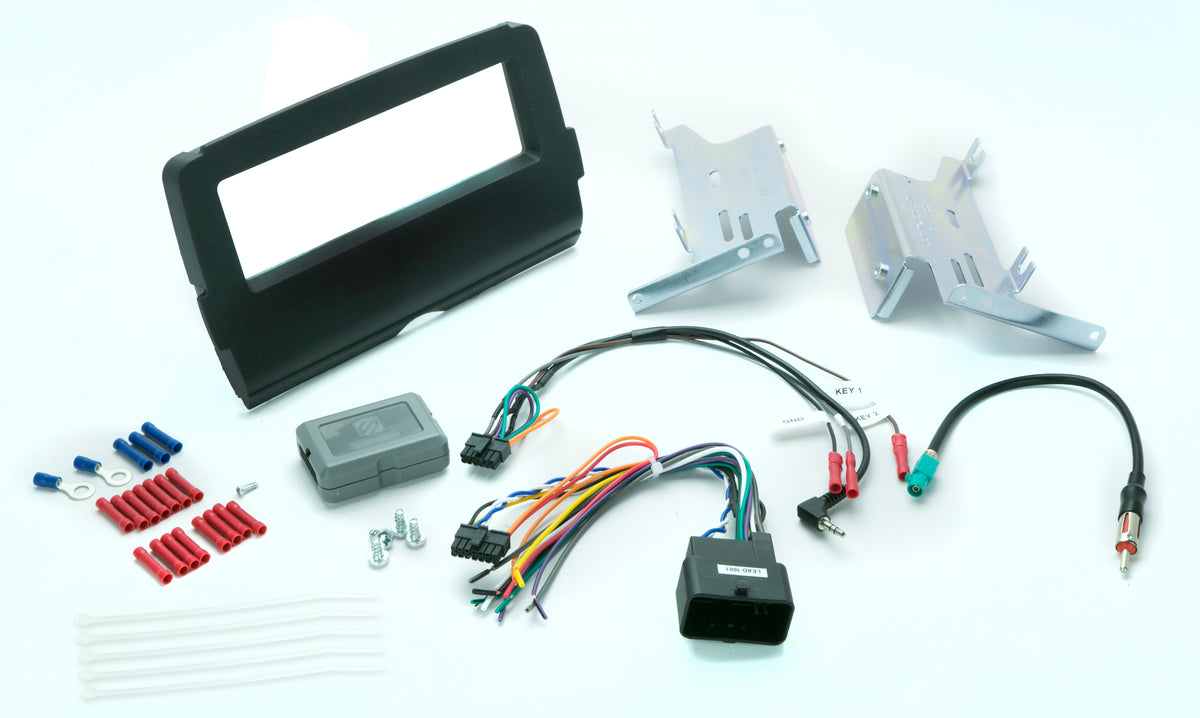 Scosche HD14UBN Single Din Install Kit for Harley Davidson Touring Models
