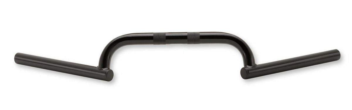 BURLY BRAND Clubman Bar 1 inch Black for Harley Davidson Sportster and V-Twin Models