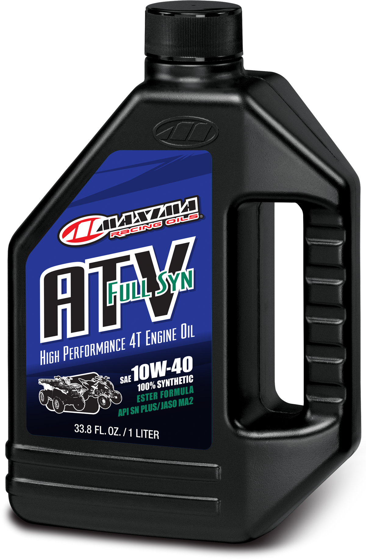 Maxima ATV 4T Full Synthetic 10W-40 Engine Oil, 1 Quart (12-Pack)