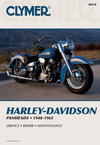 CLYMER Repair Manual for Harley Panhead V-Twin Models (Part #CM418)