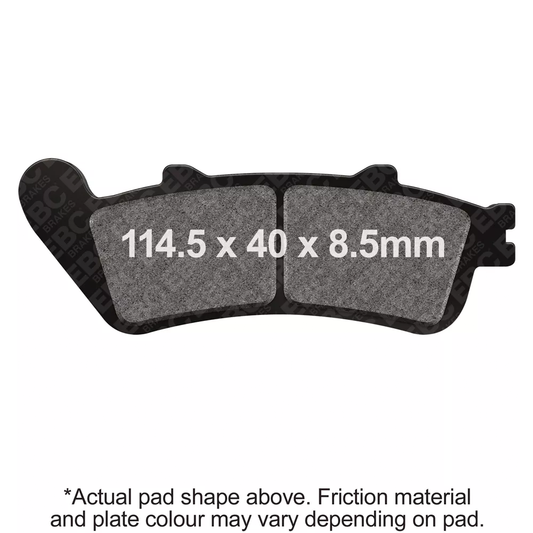 EBC Double-H Sintered Brake Pads FA725HH for Yamaha XV19B Star Eluder – High-Performance Street Motorcycle Brake Pads