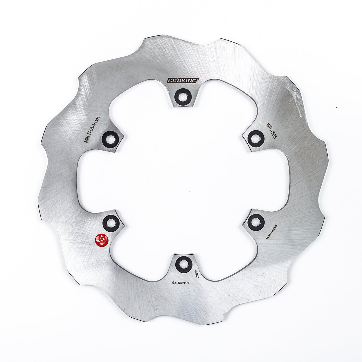 BRAKING WF4505 Rear Brake Rotor for Offroad Motorcycles