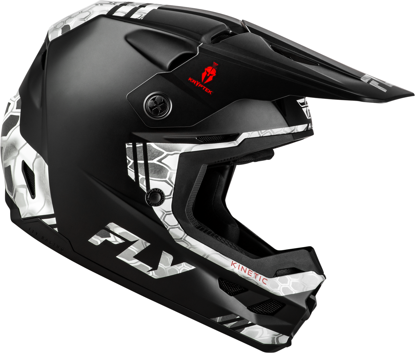 FLY Racing Kinetic Verdict Kryptek Off-Road Helmet – Medium, Black/Grey