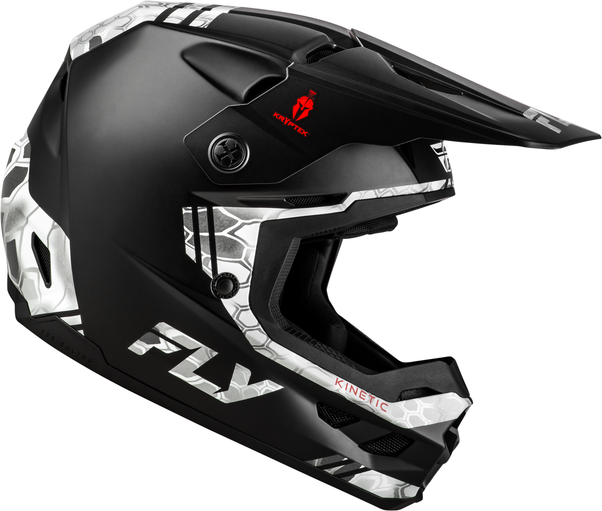 FLY Racing Kinetic Verdict Kryptek Off-Road Helmet – Medium, Black/Grey
