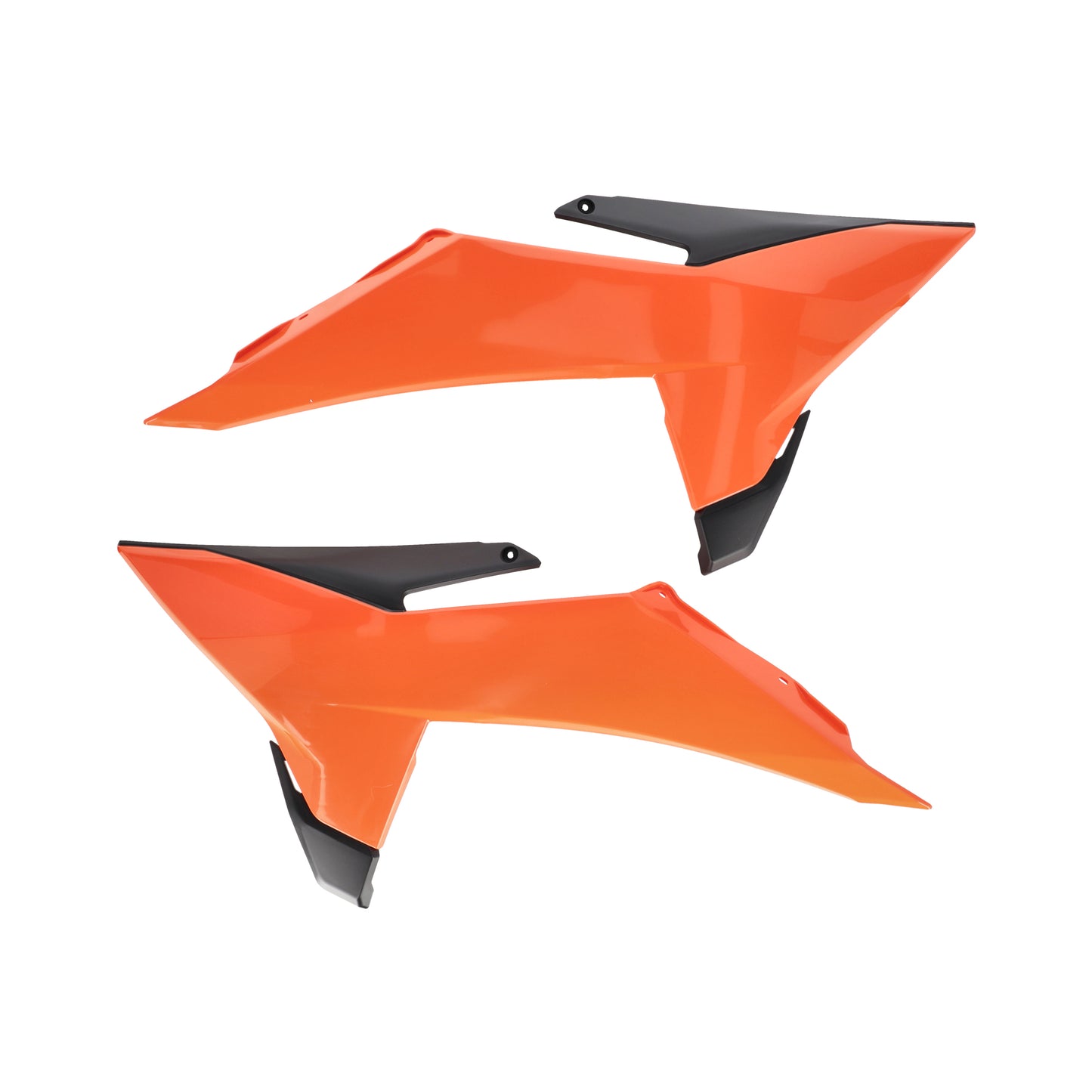 ACERBIS KTM Orange/Black Radiator Shroud - Offroad Replacement Body Part